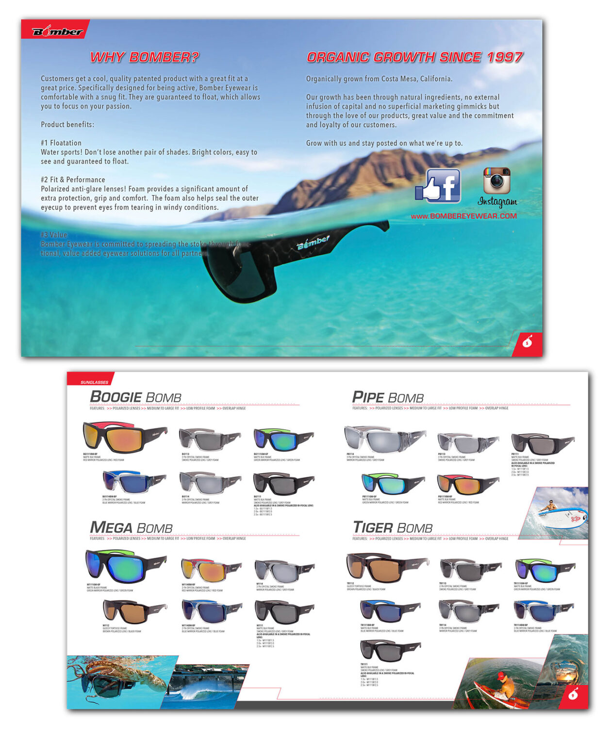 Bomber Eyewear Catalog Image 3